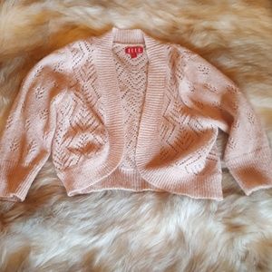 Pale pink crop sweater